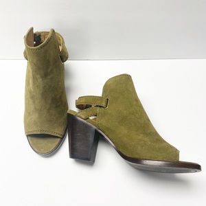 Frye Dani Shield Sling Suede Sandal